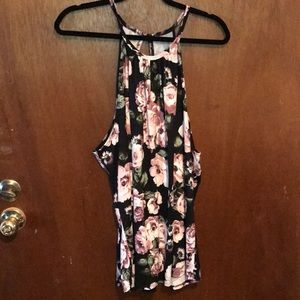 Floral tank top